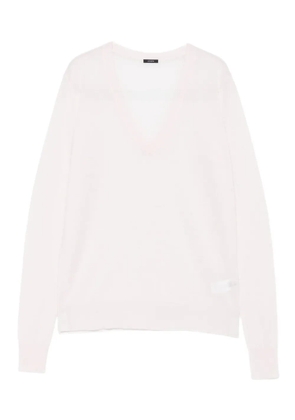 JOSEPH V-neck cashmere sweater - Neutrals
