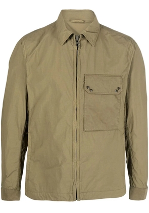 Ten C zip-fastening shirt jacket - Green