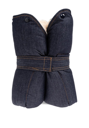 A.P.C. logo strap pet bed - Blue