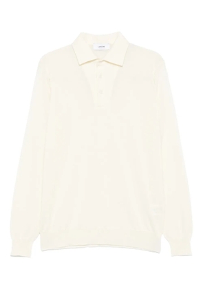 Lardini virgin-wool polo shirt - White
