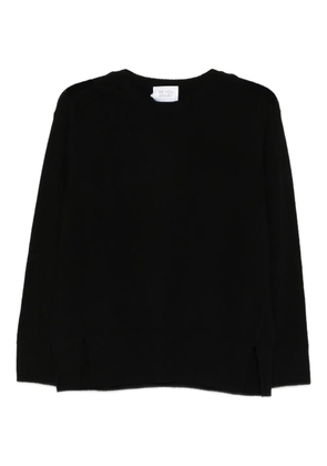 BeYou side-split cashmere sweater - Black