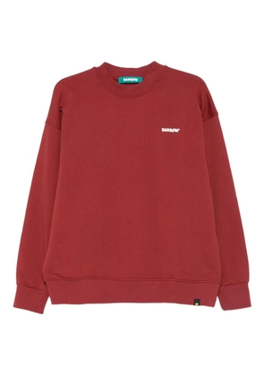 BARROW logo-detail crew-neck sweatshirt - Red
