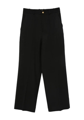 P.A.R.O.S.H. buttoned pocket-embellished trousers - Black