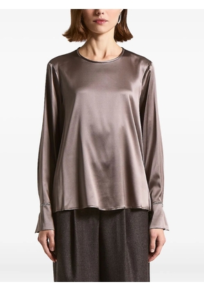 Peserico bead-detailed blouse - Grey