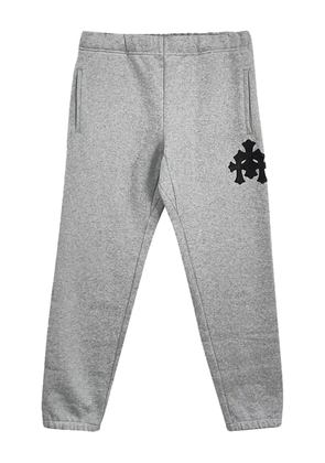 Chrome Hearts logo-patch track pants - Grey