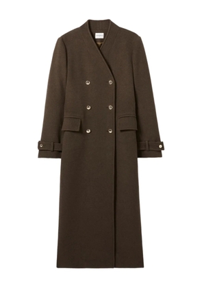 Claudie Pierlot belted double-breasted coat - Green