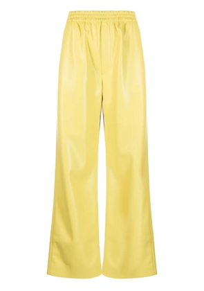 Nanushka Lorca faux-leather trousers - Yellow