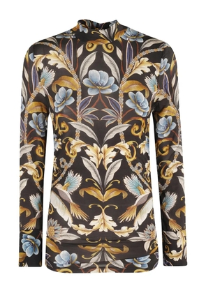 FARM Rio floral-print blouse - Black