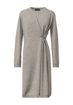Fabiana Filippi twist-detail knitted dress - Grey