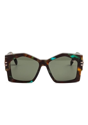 Cazal geometric-frame sunglasses - Brown