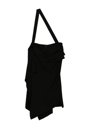 Yohji Yamamoto drape wrap skirt - Black