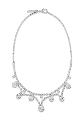 Alessandra Rich crystal-embellished choker necklace - Silver