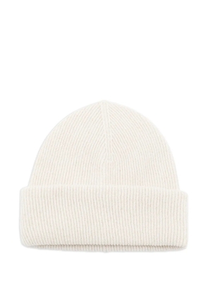 Fabiana Filippi ribbed beanie - White