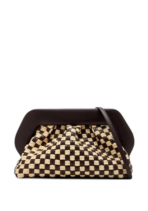 Themoirè Tia woven cross body bag - Black