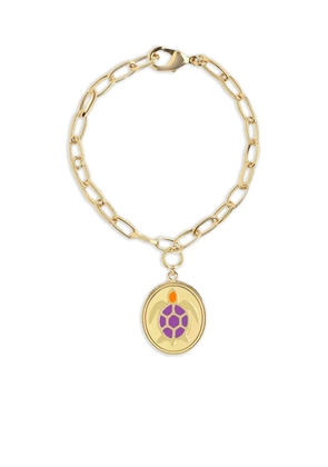 Wilhelmina Garcia Turtle chain bracelet - Gold