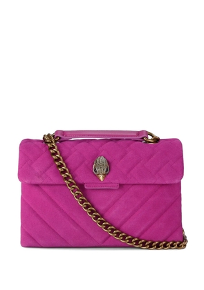Kurt Geiger London quilted chain-strap crossbody bag - Pink
