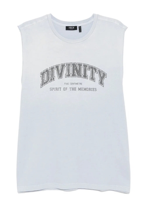 FIVE CM logo-print vest - Blue