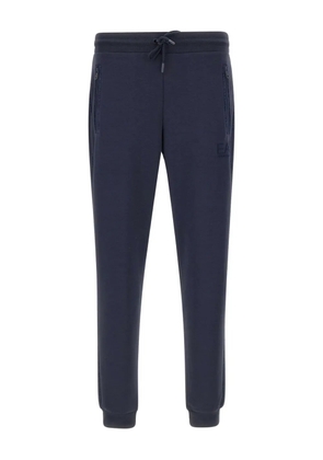 Ea7 Emporio Armani elasticated-waist track pants - BLUE