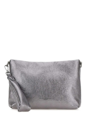 GIANNI CHIARINI leather clutch bag - Grey
