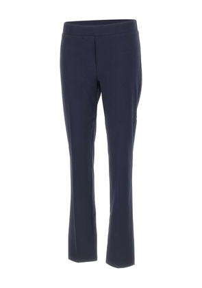 ELENA MIRO` pressed-crease trousers - Blue