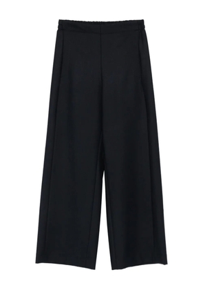 Via Masini 80 pleated wide-leg trousers - Blue