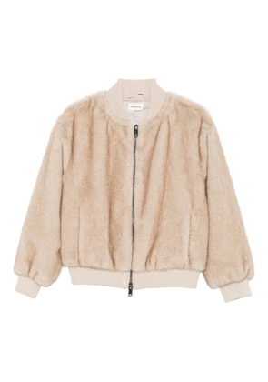 P.A.R.O.S.H. faux-fur bomber jacket - Neutrals