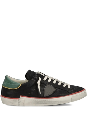 Philippe Model Paris Prsx suede-panel low-top sneakers - Black