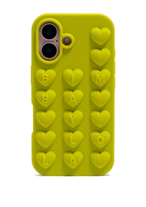 Bimba y Lola heart-embellished iPhone 16 case - Green