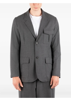 Société Anonyme patch-pocket two-button blazer - Grey