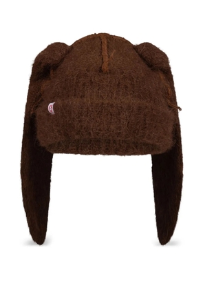 Charles Jeffrey Loverboy bear-ear beanie - Brown