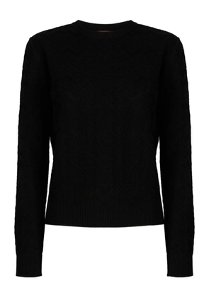Missoni round-neck sweater - Black