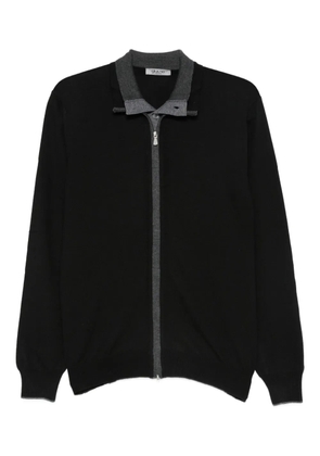 GIUUNO layered cardigan - Black