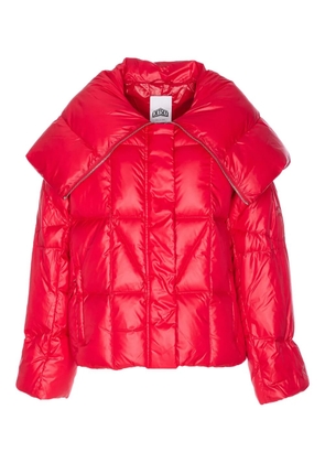JETSET Lella City maxi-collar padded jacket - Red