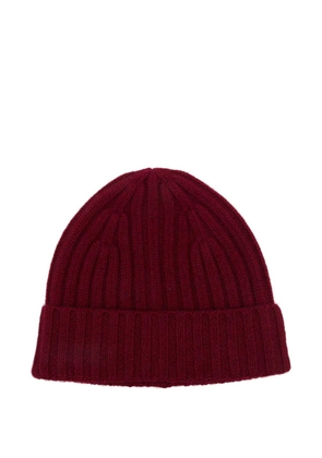 BeYou ribbed-knit cashmere beanie - Red