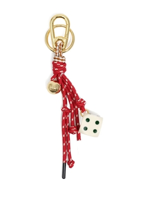 Bimba y Lola charm-embellished keyring - Gold