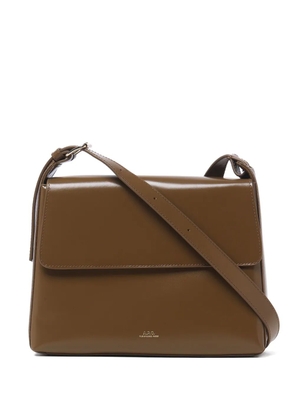 A.P.C. Virginie shoulder bag - Brown