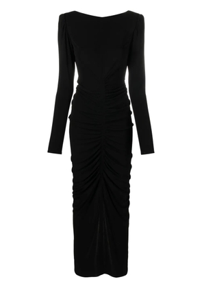 Givenchy long-sleeved draped gown - Black