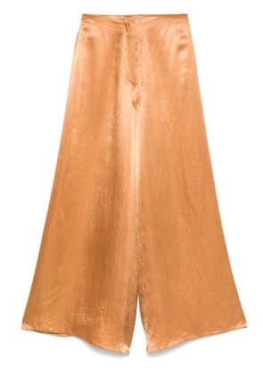 Nanushka satined trousers - Brown