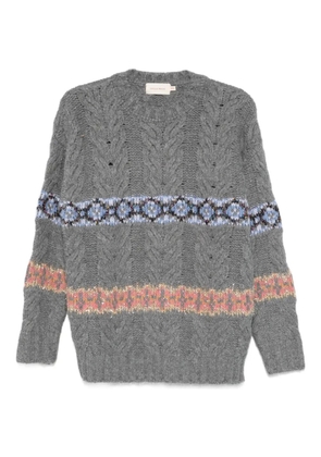 Cecilia Prado Camila patterned sweater - Grey