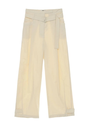 Low Classic double belted point trousers - Neutrals