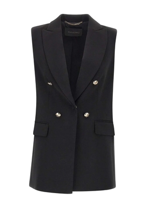 ELENA MIRO` single-breasted waistcoat - Black