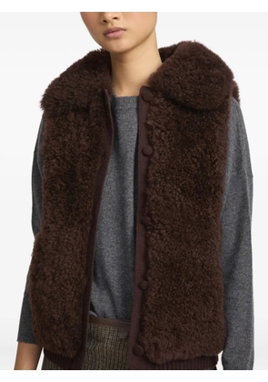 Yves Salomon cashmere gilet - Brown