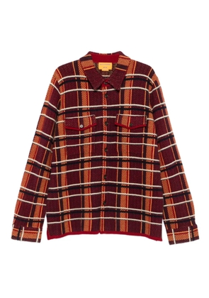 Guest In Residence checked cashmere shirt - Brown