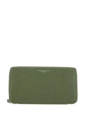 GIANNI CHIARINI zip-around leather wallet - Green
