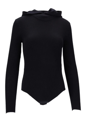 P.A.R.O.S.H. hooded ribbed body - Black