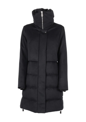 Duno Silveria funnel-neck coat - Black