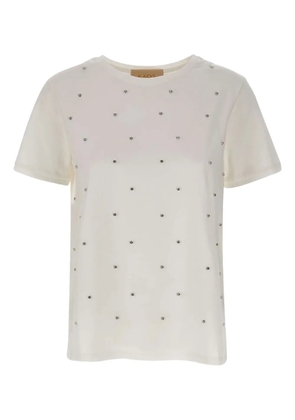 kaos crystal-embellished crew-neck T-shirt - White