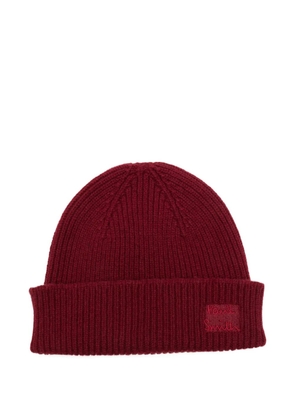 Paul Smith ribbed-knit beanie - Red