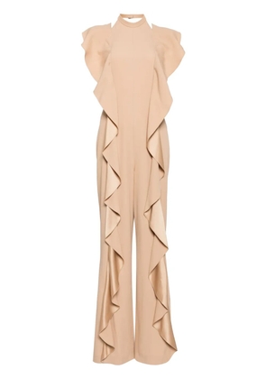 Alberta Ferretti drape jumpsuits - Neutrals