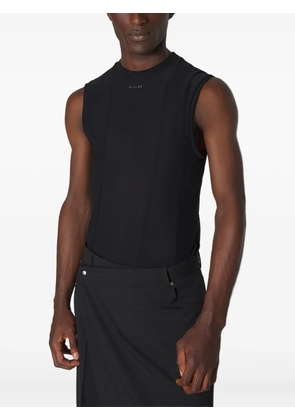 Mugler panelled sleeveless tank top - Black